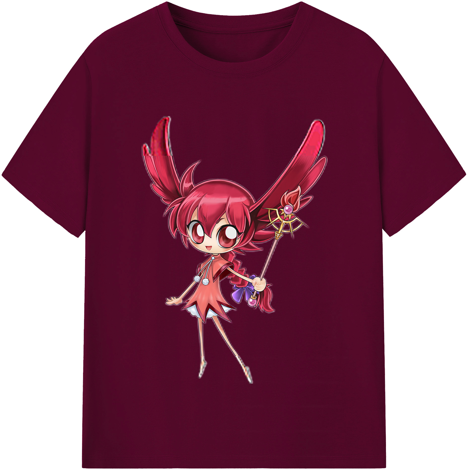 （画像用） 遊☆戯☆王 Yu-Gi-Oh! レディースカジュアルプリントTシャツ（綿100％）